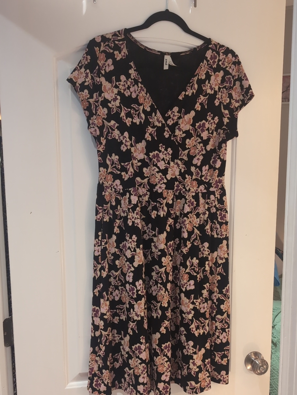 Pact Crossover Fit and Flare Dress